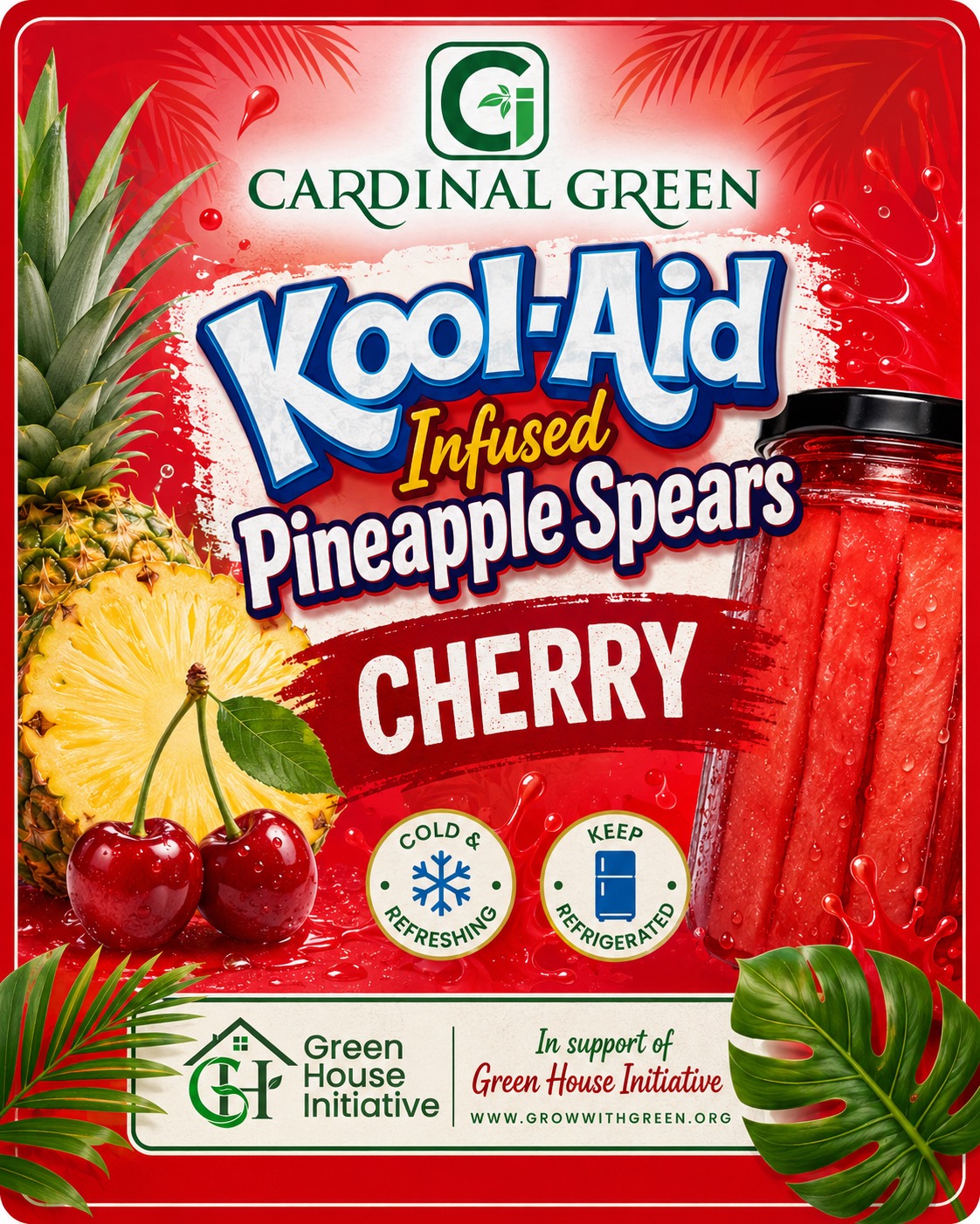 CGI Green pineapple sea moss