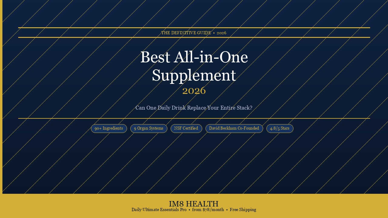 Best All-in-One Supplement 2026: One Drink, Full Stack?