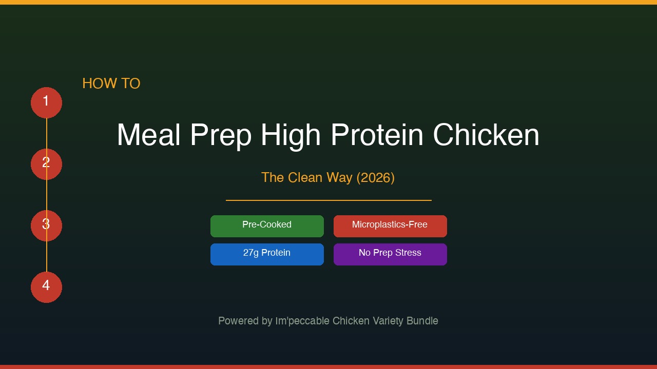 How to Meal Prep High Protein Chicken Clean (2026)