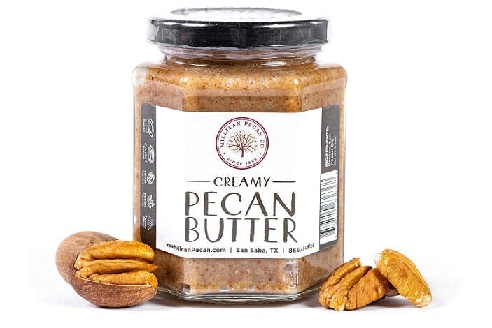 Millican Creamy Pecan Butter 8.5oz jar — 100% pure pecan from San Saba Texas