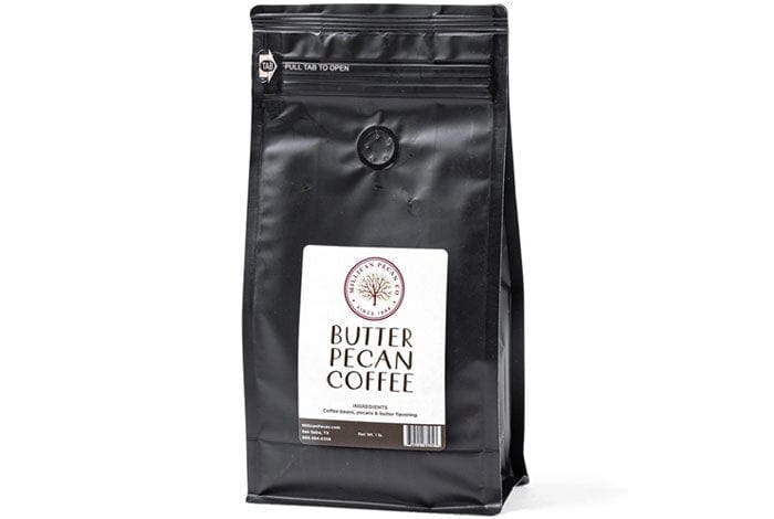 Millican Butter Pecan Coffee 1 lb bag — medium roast Colombian blend