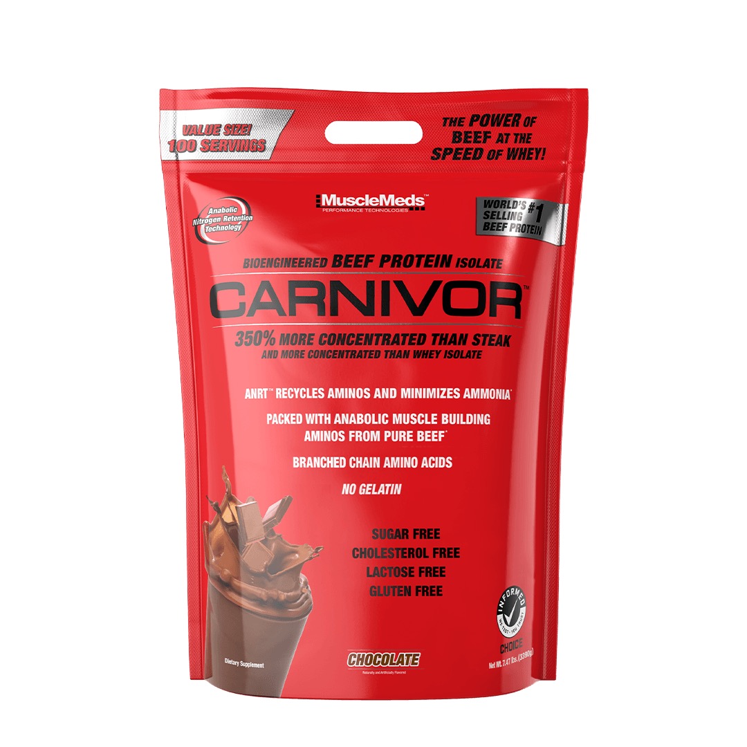 MuscleMeds Carnivor chocolate 8lb bag