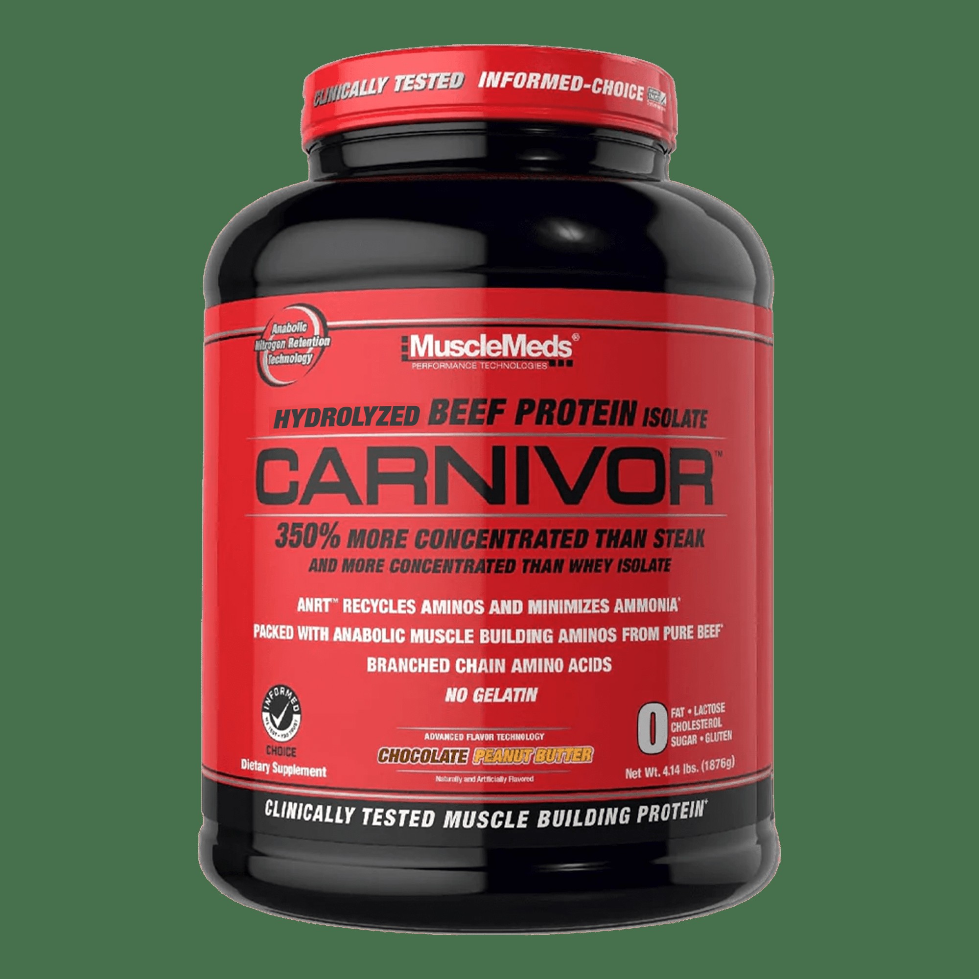 MuscleMeds Carnivor Beef Protein Isolate tub multiple flavors