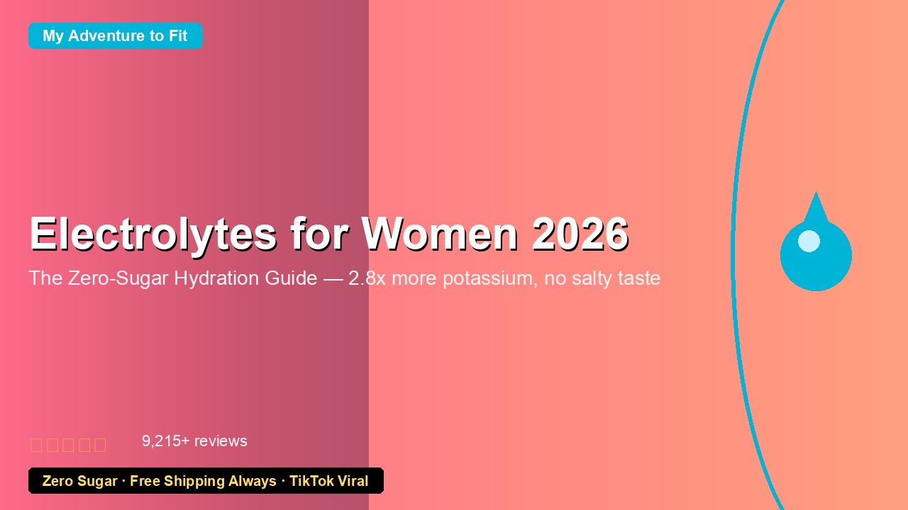 Electrolytes for Women 2026: Zero-Sugar Hydration Guide